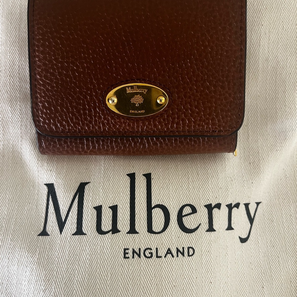 Mulberry Rich Brown (Oak) Textured Wallet
